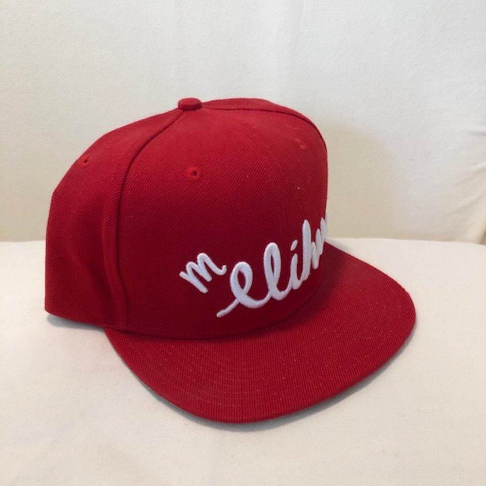 New Red Snapback Hat - Similar to Supreme